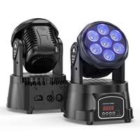 Lampu Panggung LED Moving Head 10W untuk Klub dengan Kontrol DMX512 Rating IP20 6000K Daylight Alert