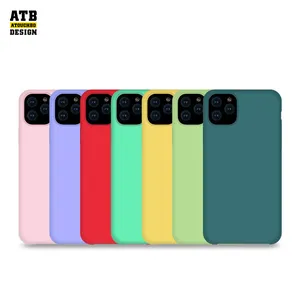 Atouchbo bán buôn nhà sản xuất Silicone trường hợp điện thoại đầy màu sắc TPU silicon mềm trường hợp đối với iPhone 13 14 Pro Max trường hợp