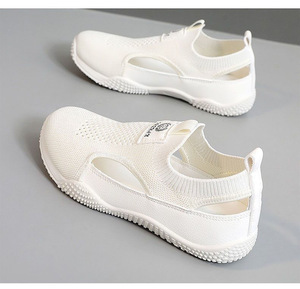 Zapatillas Deportivas Blancas Transpirables para <span class=keywords><strong>Mujer</strong></span>, Ligeras, Calzado Casual, Moda - Product Image 1