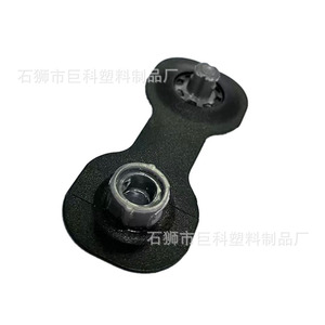 Jk <b>Plastic</b> Double Hole Pig Nose Buckle Black Spring Rope Fastener For Jacket Casual <b>Pants</b> Workwear - Product Image 1