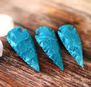 Punta de Flecha de Obsidiana Negra Natural Ecológica, Hecha a Mano, Tallada en Piedra, Disponible en 2, 3 y 4 Tamaños - Product Image 4