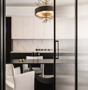 Accessoires de cuisine en bois massif de style minimaliste européen en forme de U, fabrication directe d'usine, boutons en laiton - Product Image 5