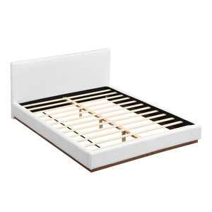 Italian Modern Luxury Adjustable Convertible Bedroom Soft Wood <b>Bed</b> Frame Fabric Upholstered <b>Queen</b> <b>Size</b> - Product Image 1