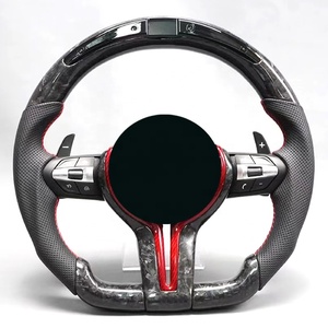 Volant de course universel en fibre de carbone forgée, pièces de performance automobile pour PC, compatible <span class=keywords><strong>BMW</strong></span> F22 - Product Image 4