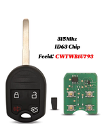 Llave de Coche con Control Remoto para Expedition Explorer Taurus Flex 315 MHz con Chip 4D63-80bit FCCID: CWTWB1U793/OUCD6000022