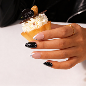 30 pièces d'<span class=keywords><strong>ongles</strong></span> à presser réutilisables, <span class=keywords><strong>ongles</strong></span> à presser OEM, <span class=keywords><strong>faux</strong></span> <span class=keywords><strong>ongles</strong></span> <span class=keywords><strong>autocollants</strong></span>, emballage d'<span class=keywords><strong>ongles</strong></span> à presser, <span class=keywords><strong>faux</strong></span> <span class=keywords><strong>ongles</strong></span> à pois français - Product Image 1