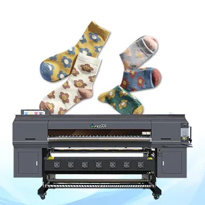 Endüstriyel baskı boyası kullanılan süblimasyon dijital tekstil kumaş baskı makinesi dijital kumaş yazıcı I3200