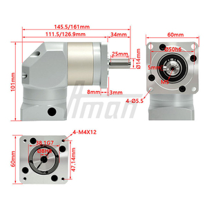 Kit de Máquina CNC con Motor Paso a Paso Nema 23, Caja de Engranajes Planetarios de Ángulo Recto Serie ZPF60 para Dispositivos Médicos y Líneas de Ensamblaje Electrónico - Product Image 5