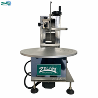 Nouvelle machine à décorer les gâteaux d'anniversaire automatique ZL-MD6, entièrement en acier inoxydable, commande par bouton, pour glaçage et lissage de crème, 4-12 pouces
