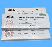 100 pièces 6A10 10A10 20A10 redresseur Diode 6A 10A 20A 1000V Anti refoulement/refoulement Circuit imprimé R-6