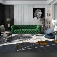 Tapis de salon de grande taille, accessoire de luxe de haute qualité