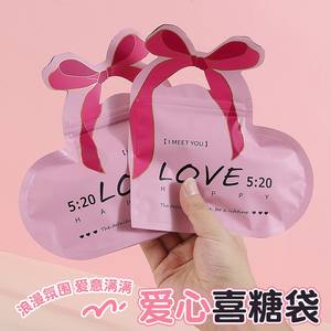 Joli sac cadeau Saint-Valentin auto-adhésif pour mariage, bonbons, snacks, emballage cadeau Qixi, faible MOQ - Product Image 4