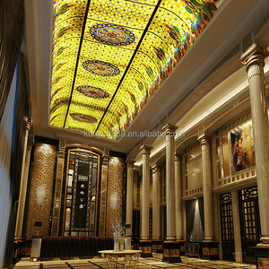 Vitrales Personalizados con Diseño de Catedral para Techo, Estilo Europeo Vintage, Duraderos, para Comedor, Sala de Estar, Vestíbulo de Hotel - Product Image 4
