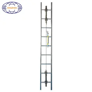 Top Sale Anti-fall Protection Cable Vertical Fall Arrester Systems for Communication Tower Fall Arrester