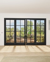 Portes en verre et aluminium modernes sur mesure pour les projets de bâtiments résidentiels et commerciaux