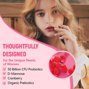 หมากฝรั่งพรีไบโอติกสำหรับผู้หญิง50พันล้าน CFUs - Product Image 4