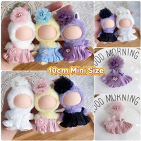 Mini jupe à volants de 10 cm pour poupée 4.0, accessoires de vêtements pour poupée V4, style dessin animé, échelle 1:3, fonction DIY