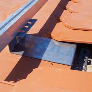 Support plat crochets Pv en métal panneau solaire montage sur le toit <span class=keywords><strong>crochet</strong></span> en étain <span class=keywords><strong>de</strong></span> toit <span class=keywords><strong>de</strong></span> tuile simple solaire - Product Image 2