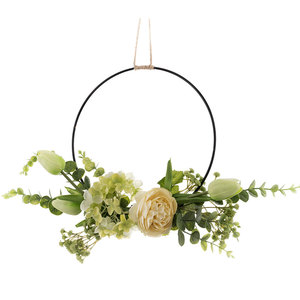 Guirlande de fleurs artificielles CallaFloral avec tulipes, pivoines et verdure pour la décoration de la maison, les mariages et les accessoires d'extérieur - Product Image 5