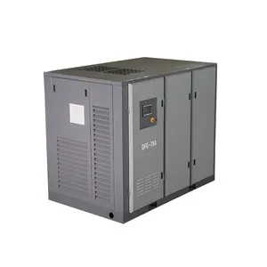 Orm - Compressor de ar 220v para parafuso industrial de refrigeração a ar para serviço pesado 55kw 75HP Vsd