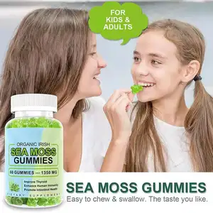 Sea Moss Gummies Bears 100% natürliche Bio für das Immunsystem zucker frei