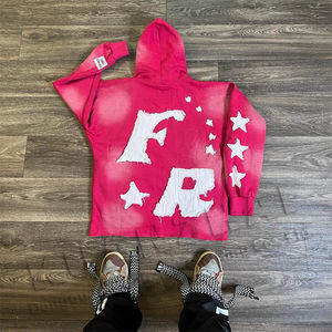 Sudadera con capucha de felpa francesa de gran tamaño de alta calidad para hombre, ropa informal de algodón 100%, sudaderas con capucha personalizadas para hombre de alta calidad - Product Image 5