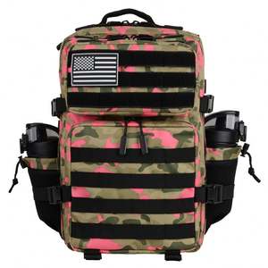 Nouveauté Sac à dos tactique de grande taille Sac de sport d'assaut avec fermeture éclair Camouflage extérieur Système Molle tendance Doublure en polyester - Product Image 6