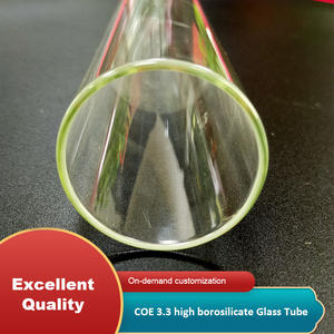 Заводская изготовленная на заказ круглая боросиликатная прозрачная стеклянная трубка высокая термостойкость - Product Image 2