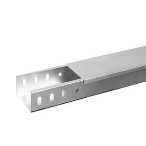Wire Mesh Perforated Aluminum and Stainless Steel Cable Tray under desk cable management tray