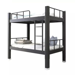Modern Design Popular Metal Loft <b>Bed</b> Children's Double Bunk <b>Bed</b> for Kids With Storage Steel <b>Bed</b> Set - Product Image 1