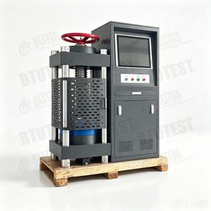 Machine d'essai de compression automatique 2000-3000 kN EN ASTM pour cubes de béton, grande zone d'essai, course réglable - Product Image 2