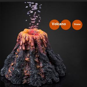 Hars Ambachtelijke Ornamenten Kunstmatige Vulkaan Met Koraalsteen <span class=keywords><strong>Aquarium</strong></span> Landschapsdecoratie Voor Aquaria - Product Image 3