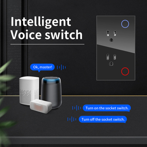 Enchufes de Pared Inteligentes WiFi con Interruptores Táctiles, Productos para el Hogar Inteligente Alexa y Google, Enchufe Eléctrico Estadounidense de 15 A, 2.4 G Inalámbrico - Product Image 5
