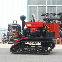 25hp 35 hp 50 hp 60hp 80hp Chine Tracteur bouteur à chenilles en caoutchouc Agriculture d'occasion Mini tracteur à chenilles avec excavatrice