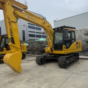 Excavadora de cadenas usada Komatsu PC110 de 11 toneladas, origen Japón, certificada por EPA y CE, excavadora mediana lista para enviar - Product Image 1