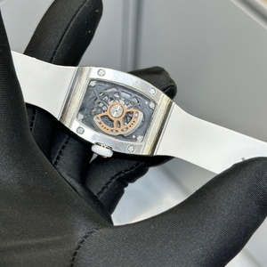 Reloj Mecánico de Lujo para Hombre RM, Diseño Deportivo Cuadrado con Monedas, Incrustaciones de Moissanita Hechas a Mano, Cristal de Zafiro, Espejo Antideslumbrante, Acero Inoxidable - Product Image 6