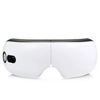 Hochwertiges Luftkompressionsdruck-Augen massage gerät Vibrations wärme mit entspannender Musik HEAD MASSAGER