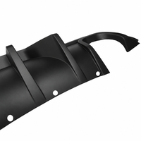 Diffuseur de pare-chocs arrière pour Jeep Grand Cherokee SRT SRT8 2014 2021 V1 Style aileron de requin Spoiler arrière ABS Noir