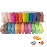 Argile super légère, douce, pour bricolage, art, artisanat, pâte à modeler éducative pour enfants, argile polymère sèche pour modelage, emballée en sachets