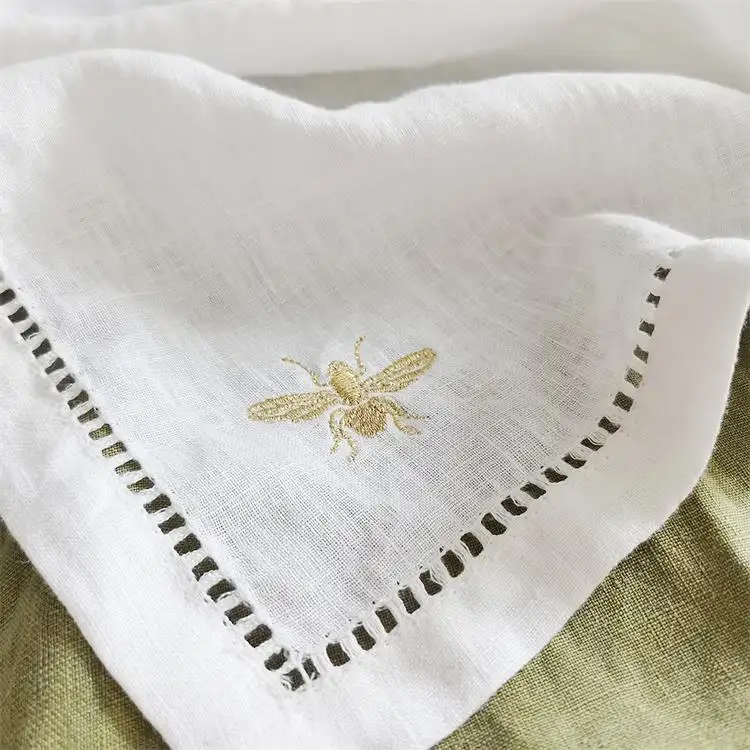 Stamped Embroidery Fabric Servilleta 45cm x 50cm servilleta para bordar bordado fantasía Table Linen Tea Towel tela para bordar