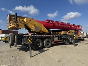 Grue sur camion d'occasion de 100 tonnes de Chine avec flèche à 6 sections et composants essentiels : moteur, boîte de vitesses, pompe - Product Image 4