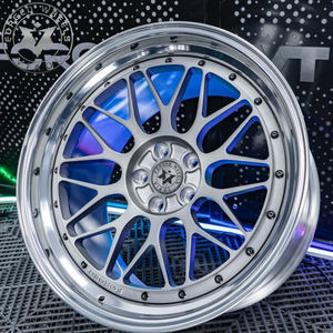 Ruedas forjadas Viaol 2P, <span class=keywords><strong>llantas</strong></span> de coche pulidas con diseño cóncavo de varios radios de dos piezas 5*120 5x114,3 5*112 para <span class=keywords><strong>E46</strong></span> F30 F10 E92 E36 E30 - Product Image 4