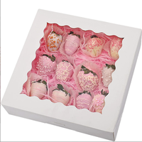 Boîte cadeau transparente pour anniversaire, emballage de gâteau de mariage, emballage de pâtisserie pour la Saint-Valentin