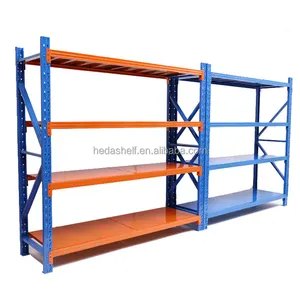 China supplier heavy duty easy installed stainless steel plate painting 5 layer storage rack