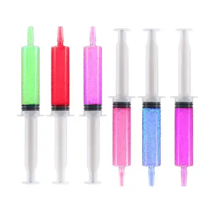 Reusable party jelly injection syringe, feeder, 2-ounce beverage jelly injection syringe