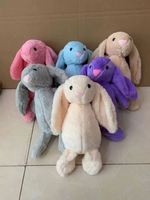 Vente en gros Poupée en peluche Lapin sooth Cadeau d'anniversaire Animaux en peluche Jouets en peluche Lapin pour enfants