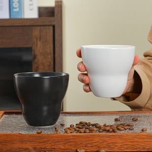 Custom Matte Black Cappuccino <b>Cup</b> No Handle Ceramic Latte Mug <b>Espresso</b> Coffee <b>Cup</b> - Product Image 2