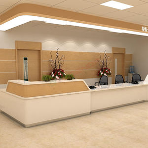 Stazione di accoglienza clinica per infermiere in legno di nuovo Design ospedale - Product Image 6