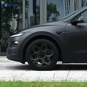 ฝาครอบล้อ Tesla Model Y Model 3 Juniper ขนาด 18 นิ้ว 19 นิ้ว 20 นิ้ว แบบ Aero Hubcaps พร้อมการป้องกันขอบล้อเต็มรูปแบบ  สำหรับ OEM Fitment - Product Image 4