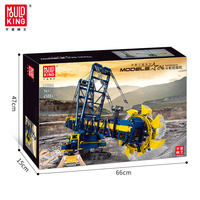 Moule King 17006 4588PCS Ingénierie Série Godet-roue Pelle Bloc de Construction Modèle Technique Jouet Éducatif Festival Cadeau